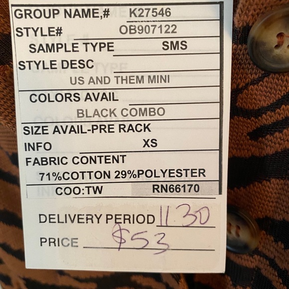 Free People Animal Print Dress - Picture 3 of 5